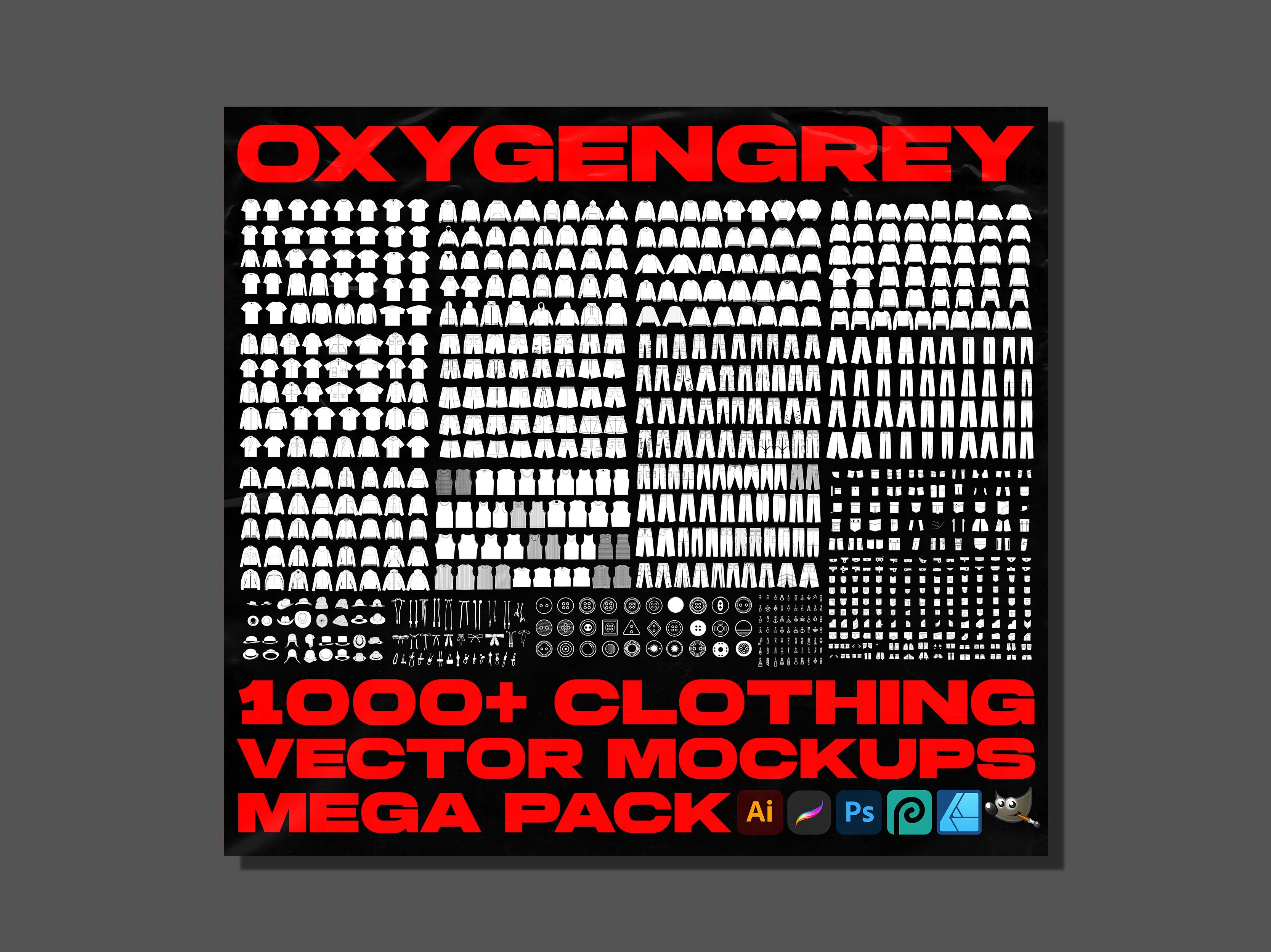 1000_StreetwearClothingVectorMockupsMegaPack