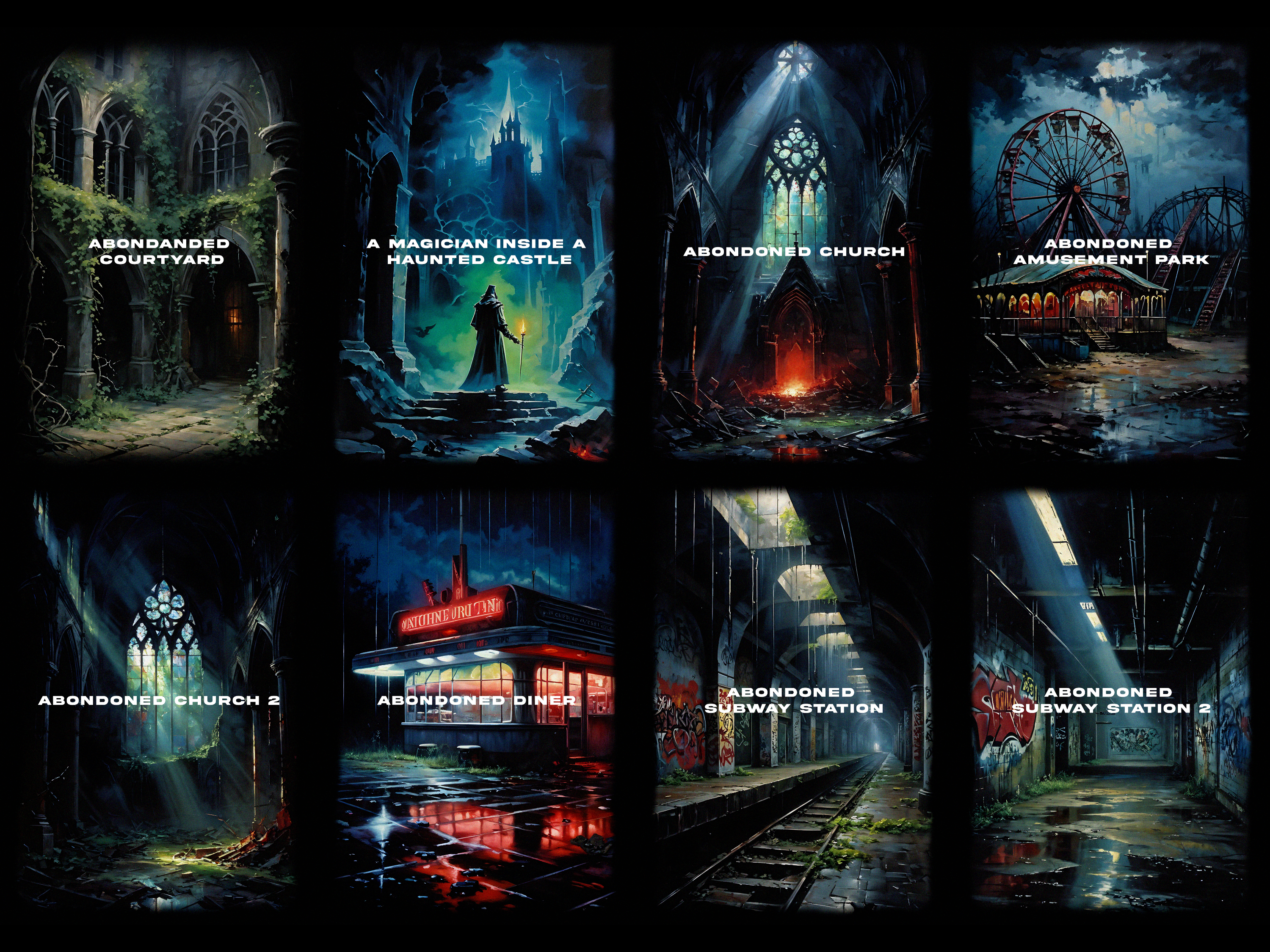 halloween horror background