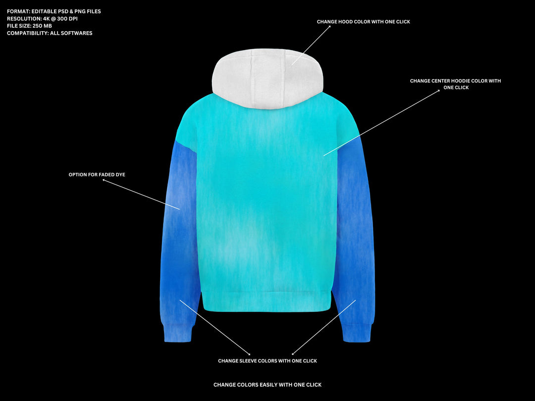 free hoodie mockup realistic 1