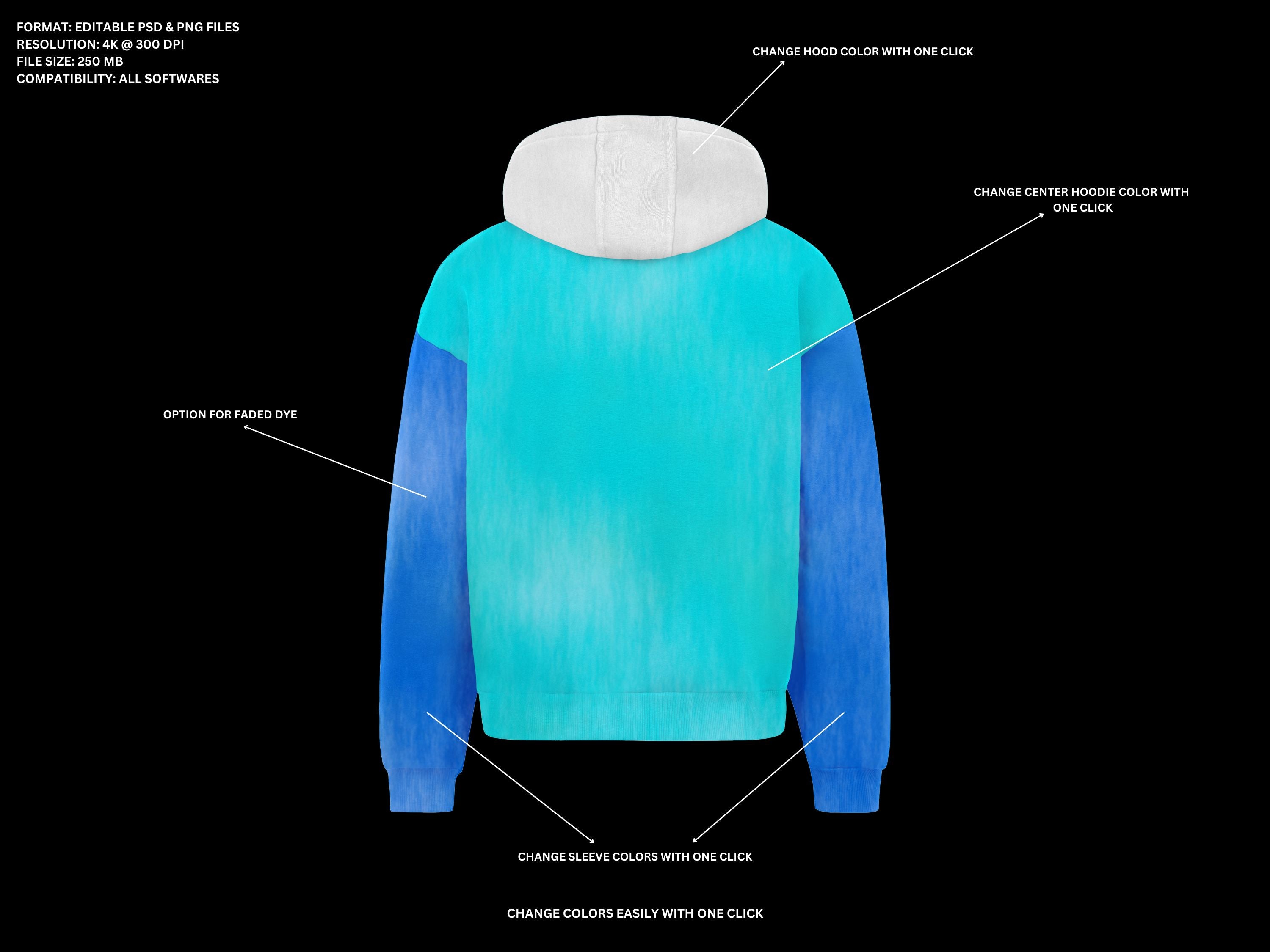 free hoodie mockup realistic 1