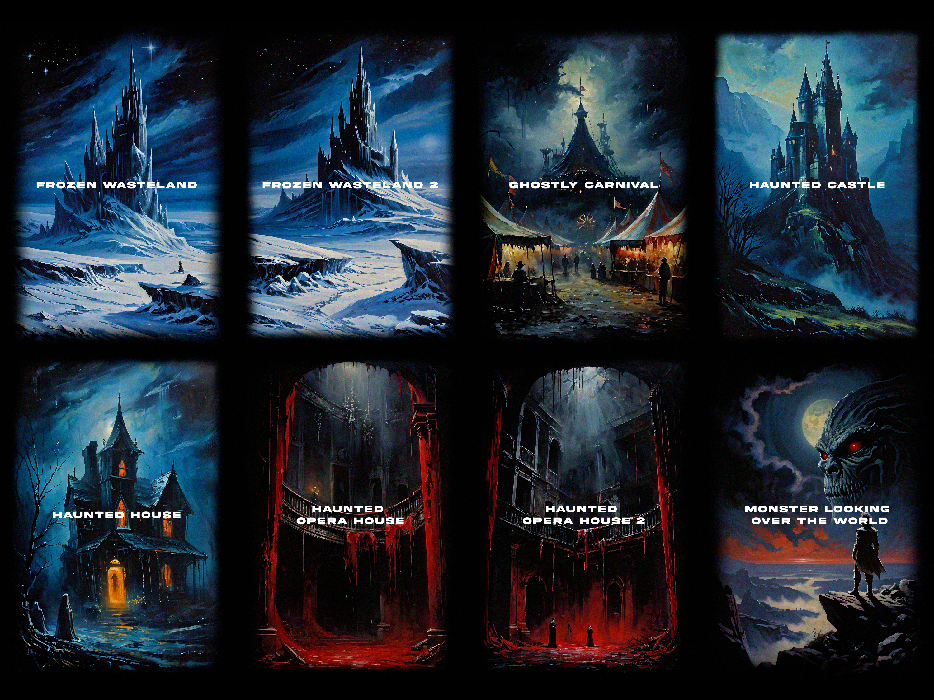 halloween horror background