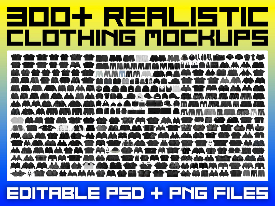 Clothing Brand Designer Pack [All Products Bundle]