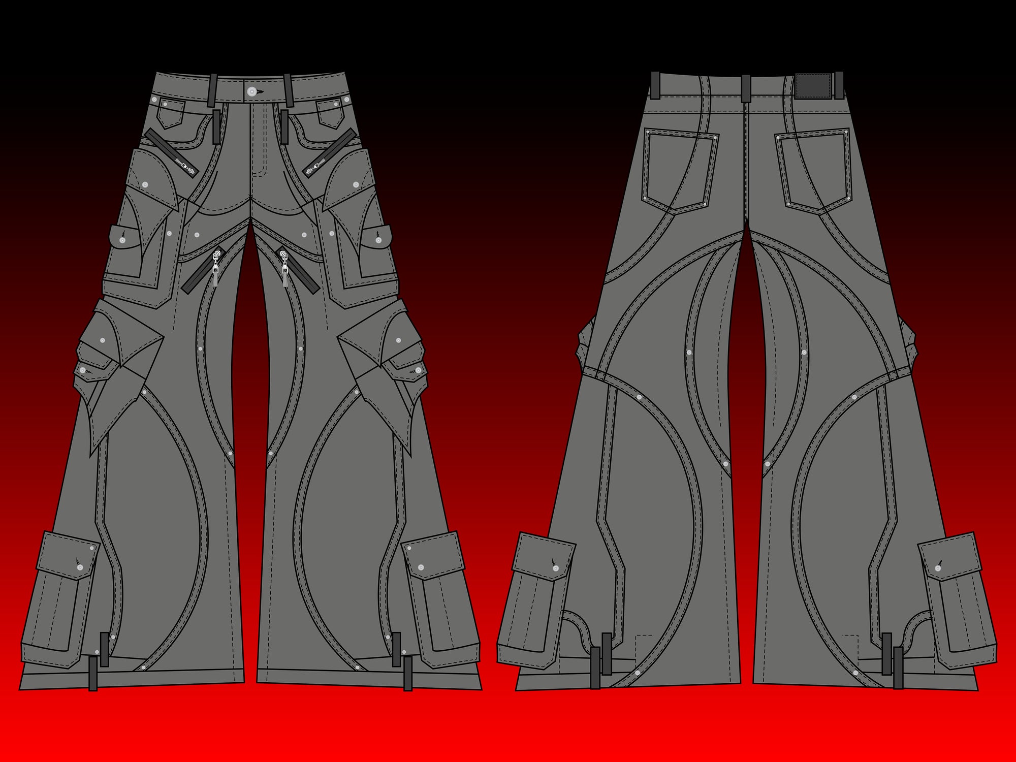 1000+ Clothing Vector Mockups Mega Pack