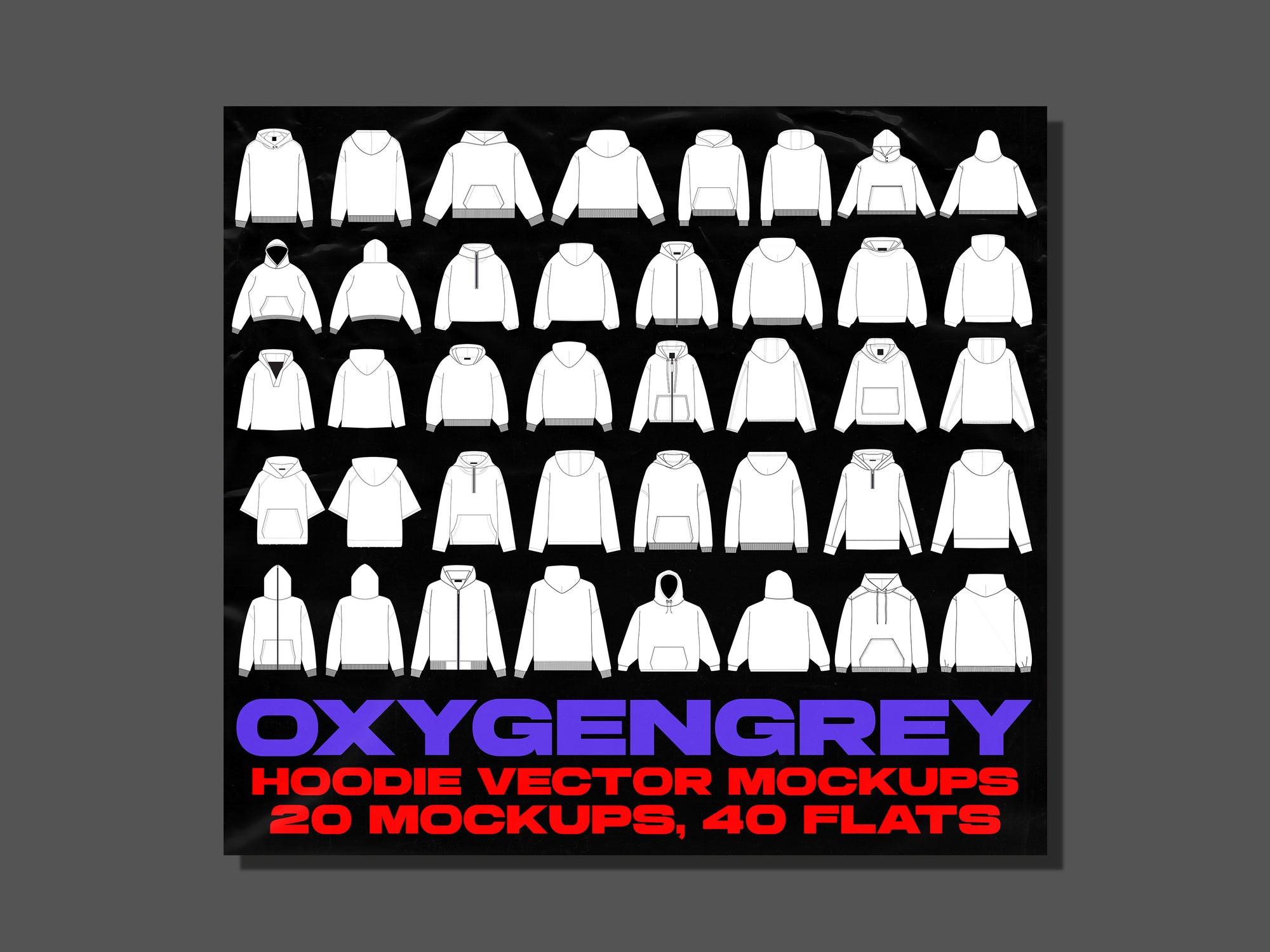 Hoodie Vector Mockusp 