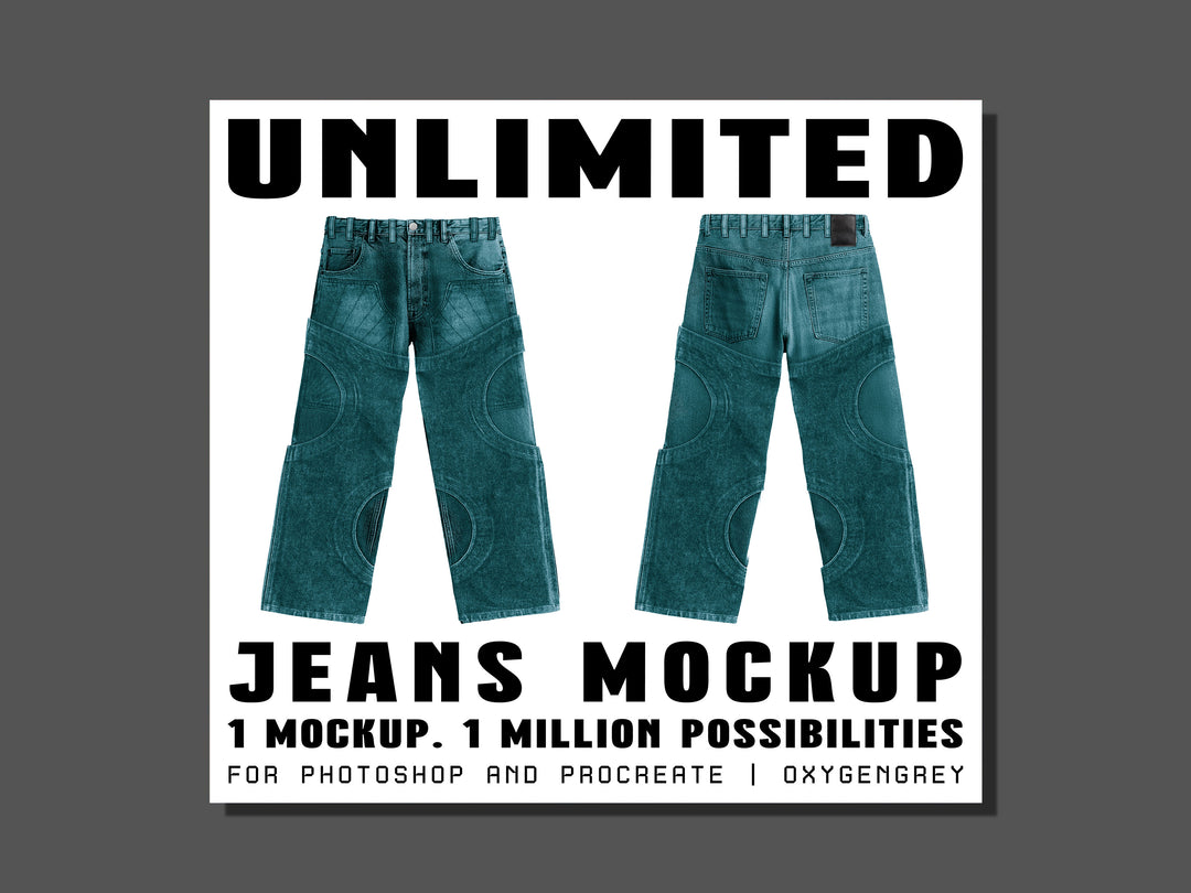 Unlimited Jeans Mockup