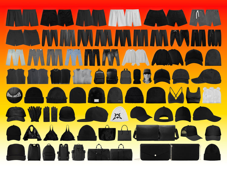 clothing accessories mockups