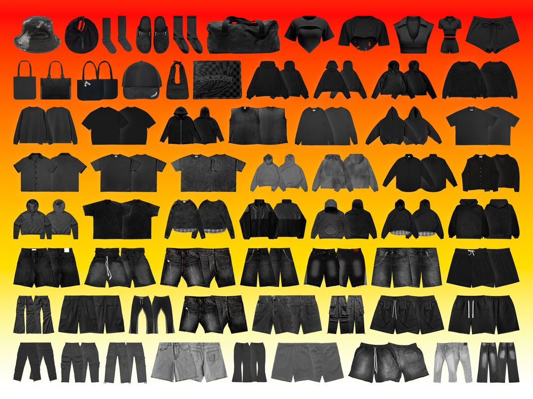 300+ Streetwear Realistic Mockups Mega Pack