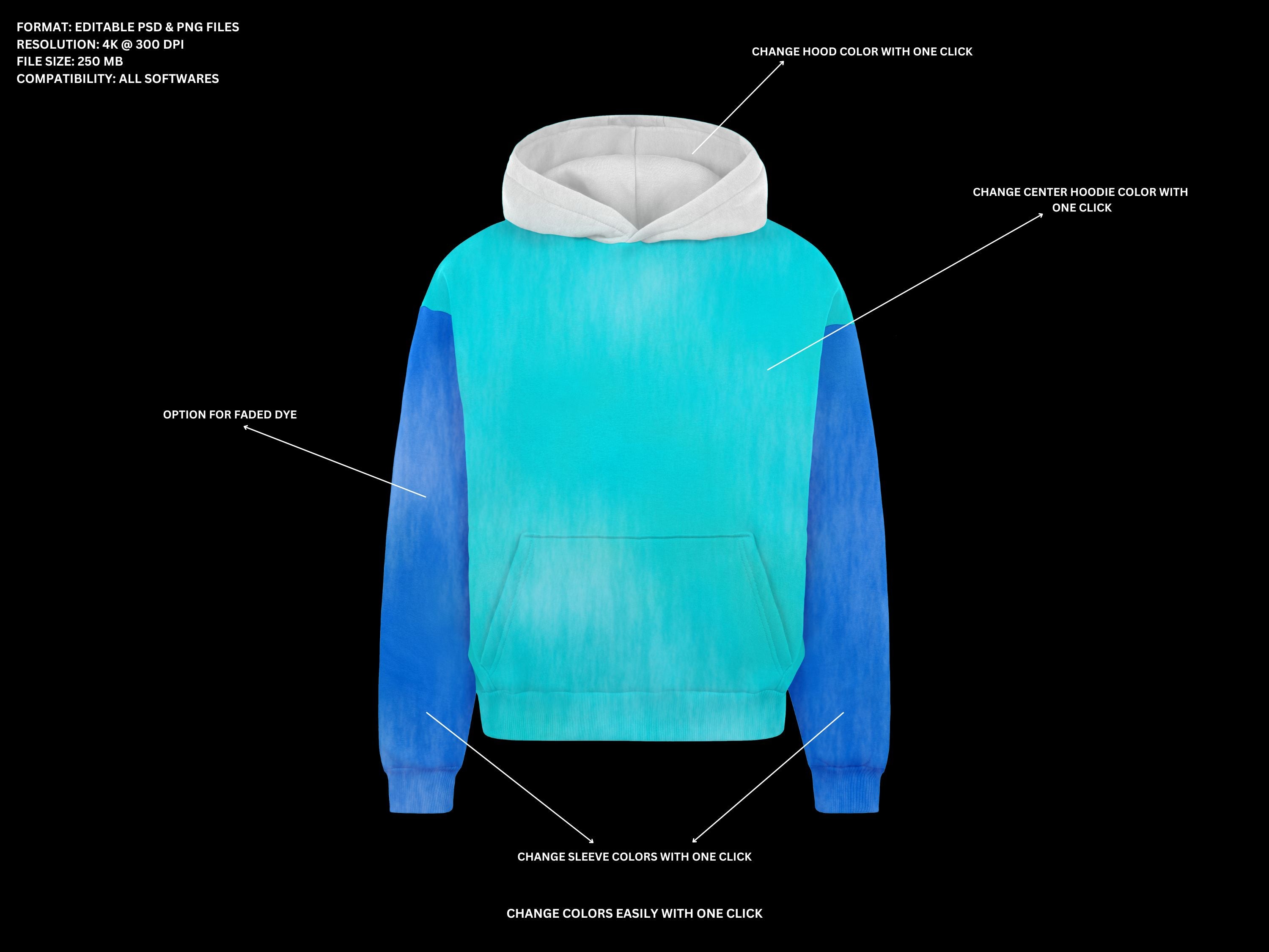 free hoodie mockup realistic