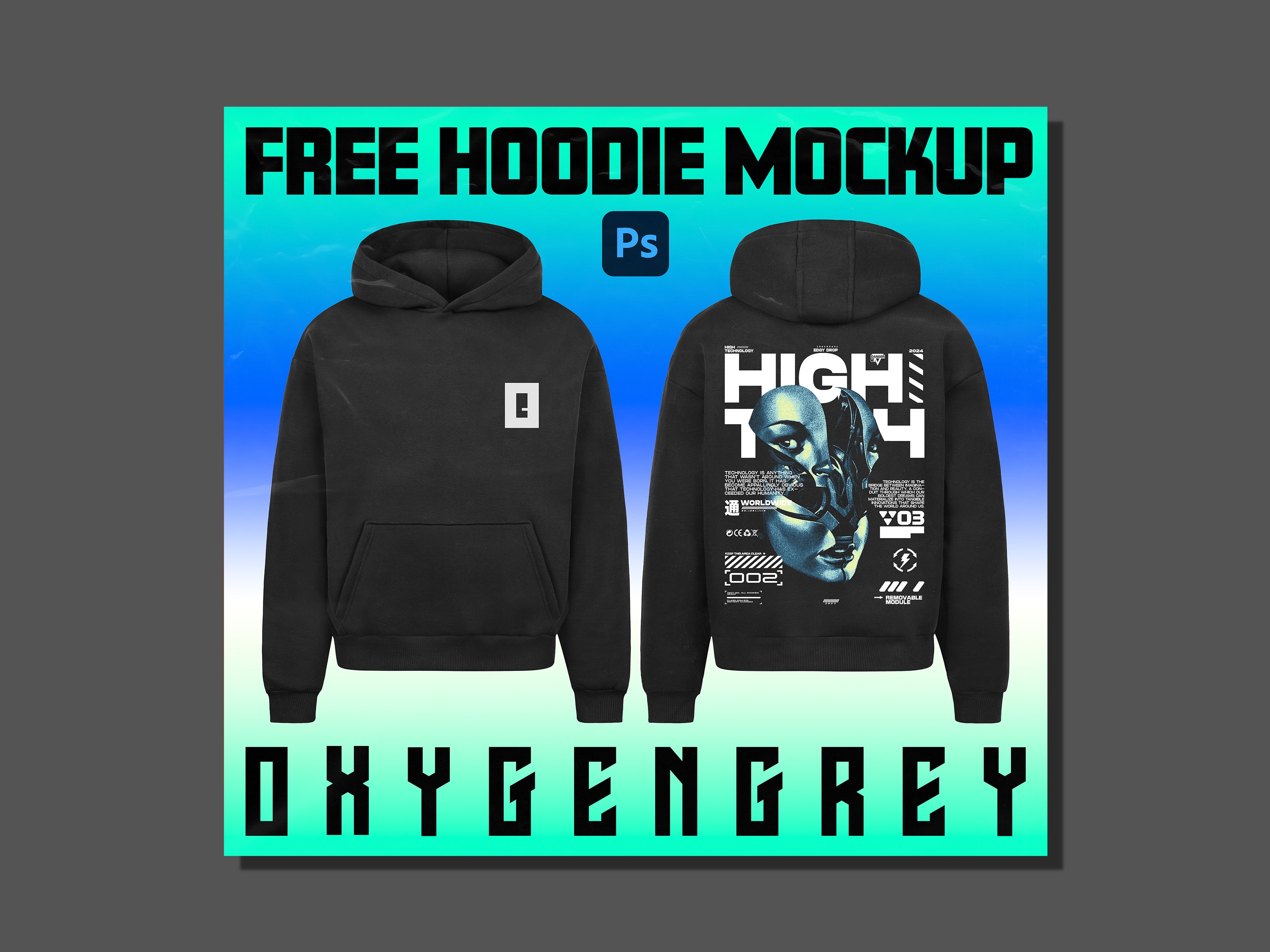 free hoodie mockup