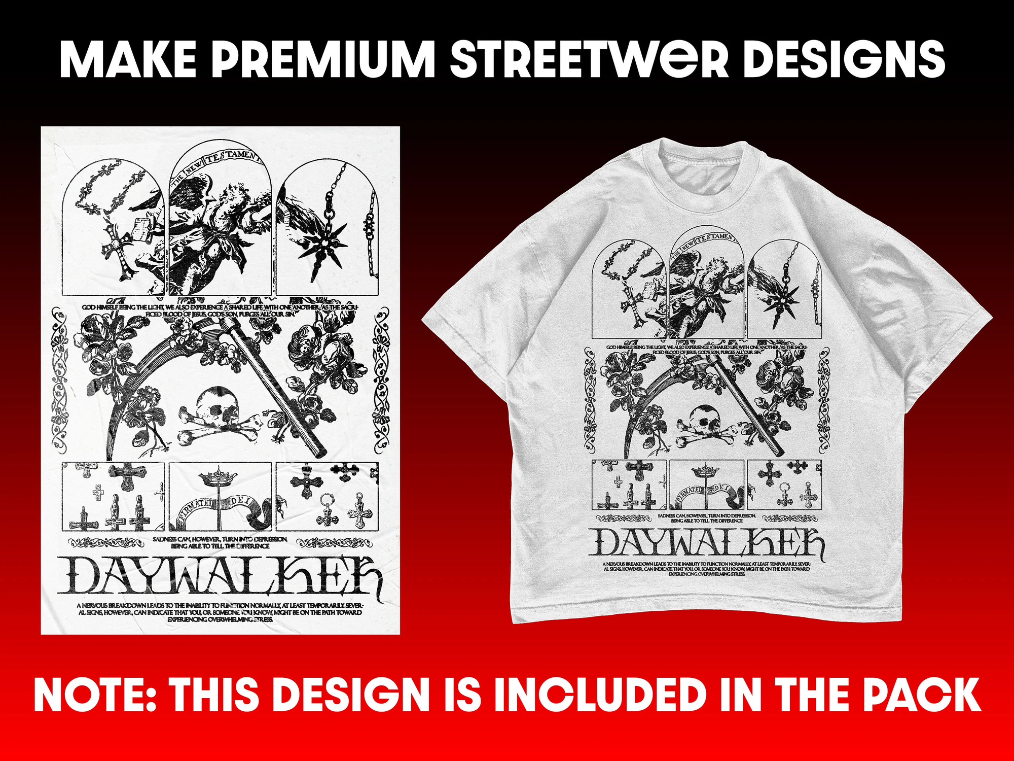 streetwear t shirt mockup