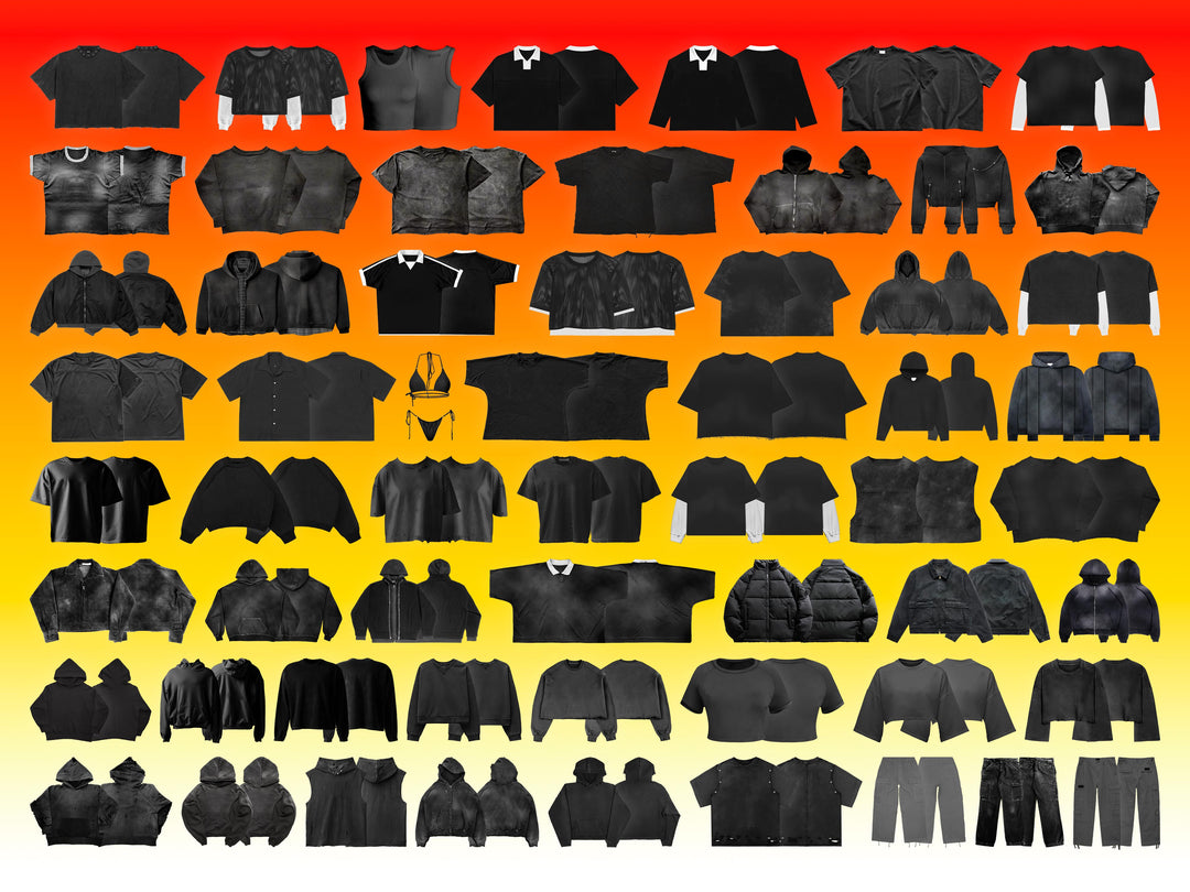 300+ Streetwear Realistic Mockups Mega Pack