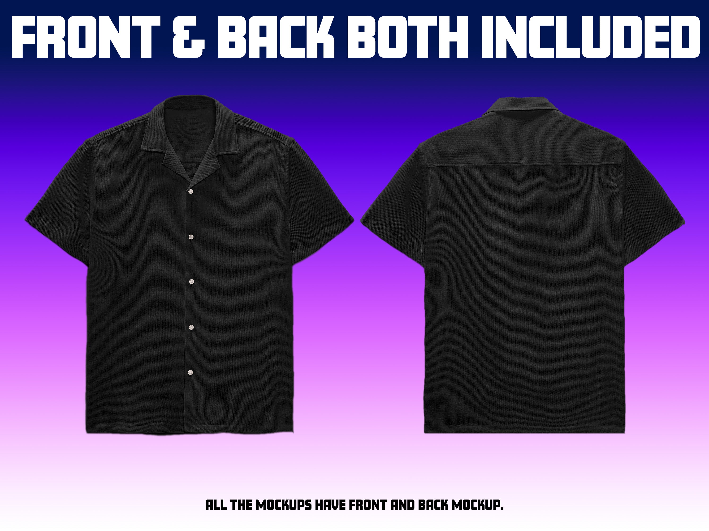 shirt mockup front and back