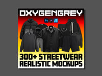 300+ Streetwear Realistic Mockups Mega Pack