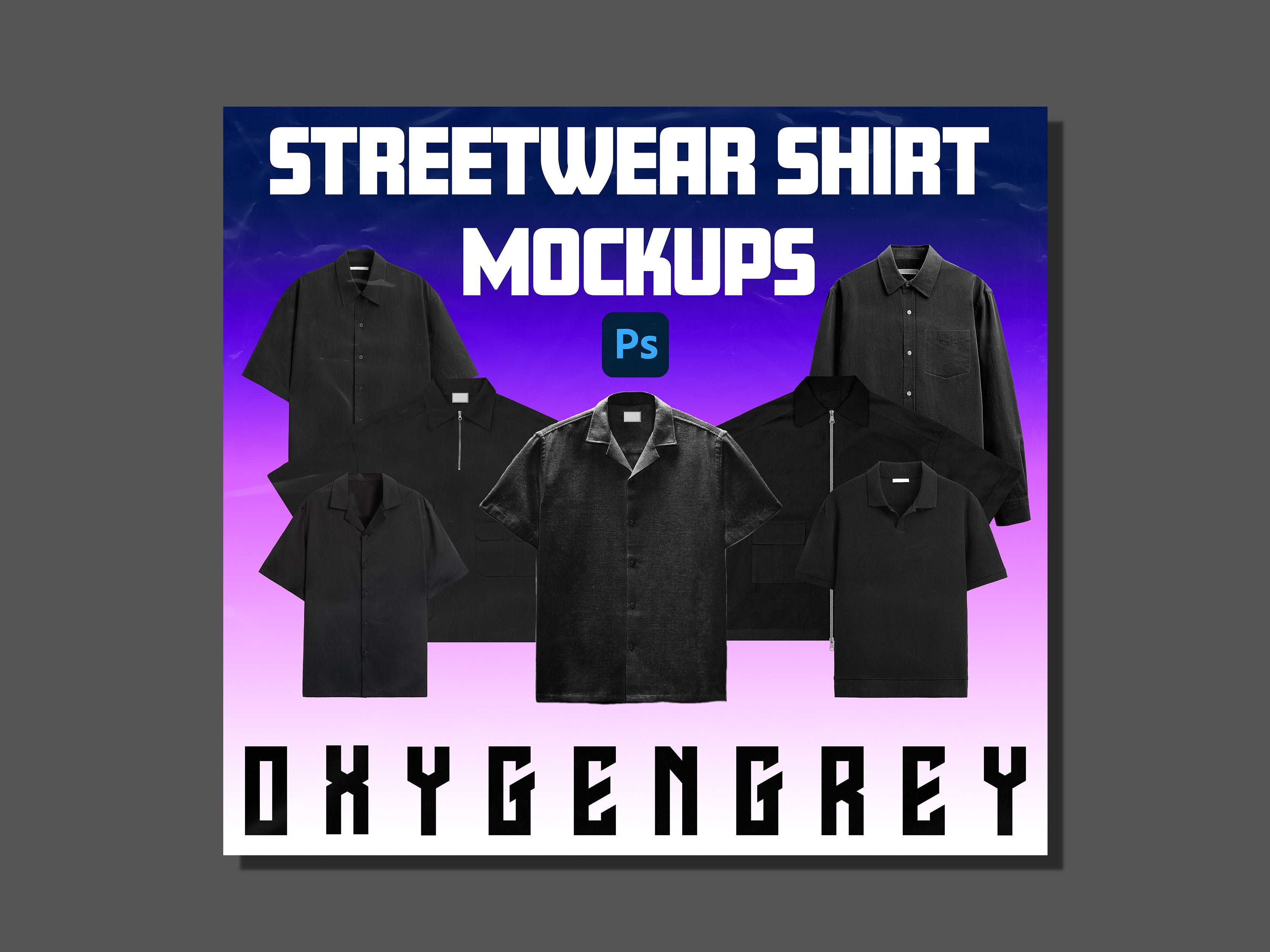 streetwear shirt mockups