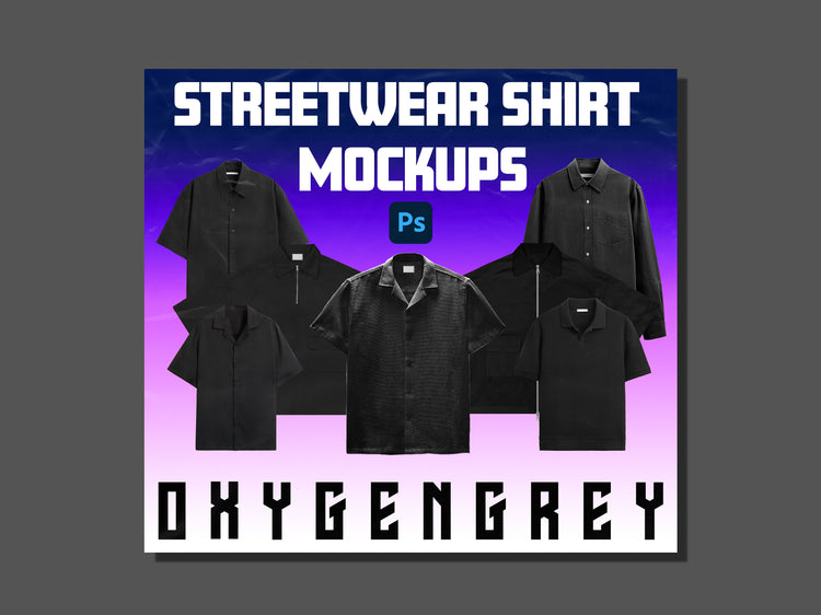 streetwear shirt mockups