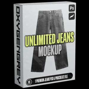 Unlimited Jeans Mockup