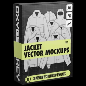 Jacket Vector Mockups (Vol.1)