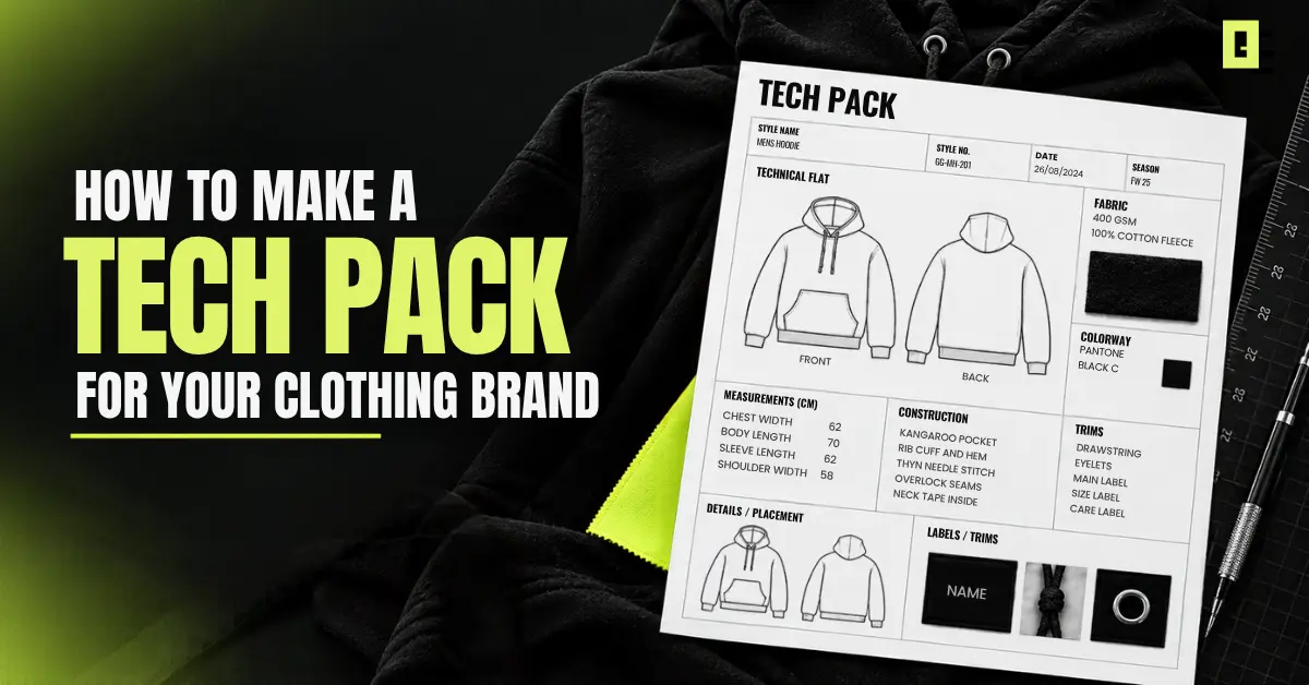 How to make a tech pack for your clothing brand