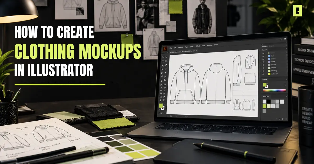 How to create clothing mockups in illustrator